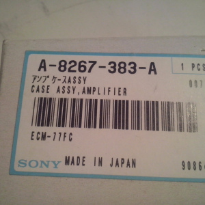 Case assy amplifier part number A8267383A